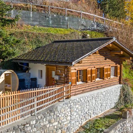 شقة Gemuetliches Chalet Mit Privater Sauna Und Schoener Aussicht Küblis المظهر الخارجي الصورة