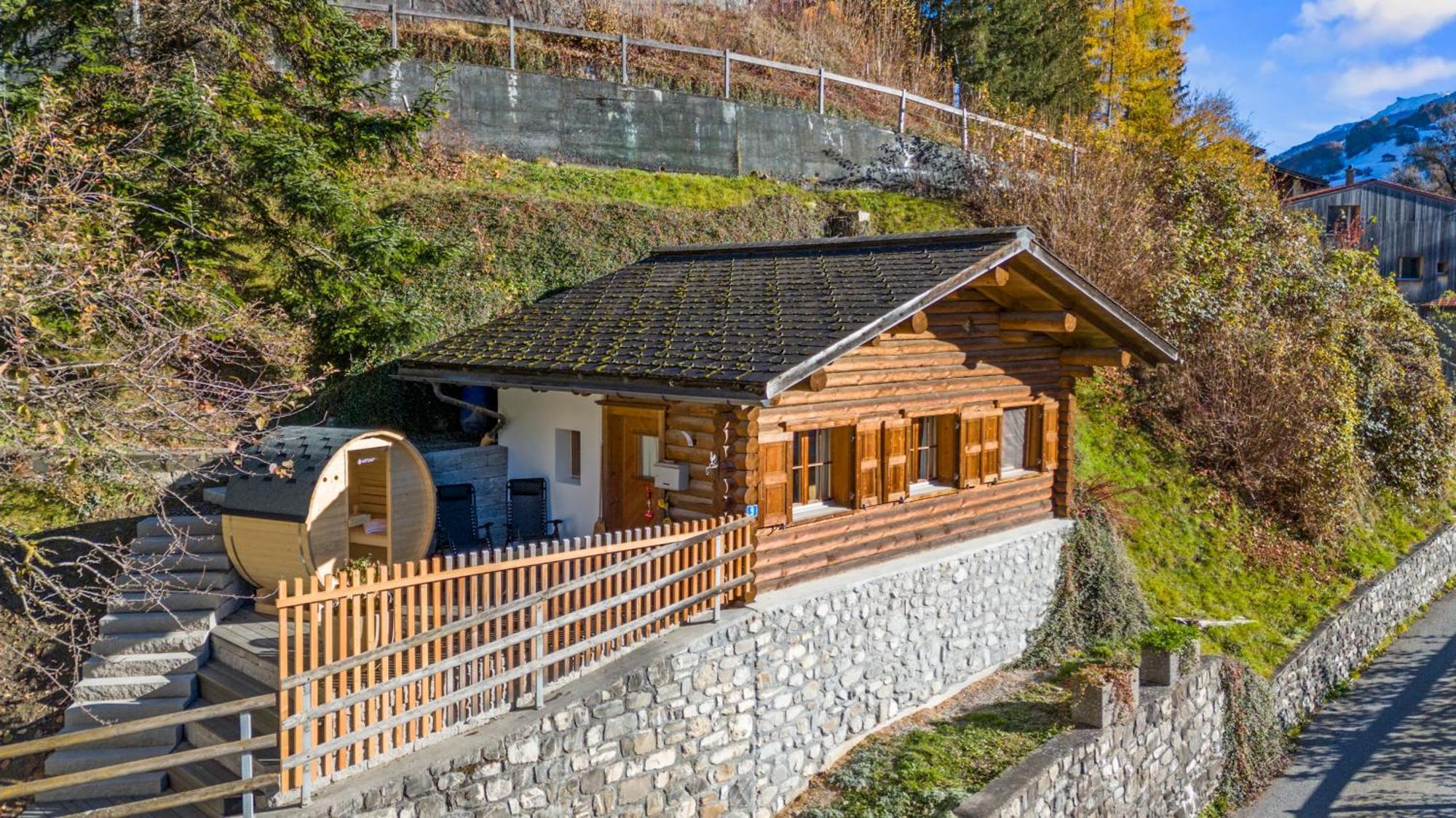 Gemuetliches Chalet Mit Privater Sauna Und Schoener Aussicht Küblis المظهر الخارجي الصورة